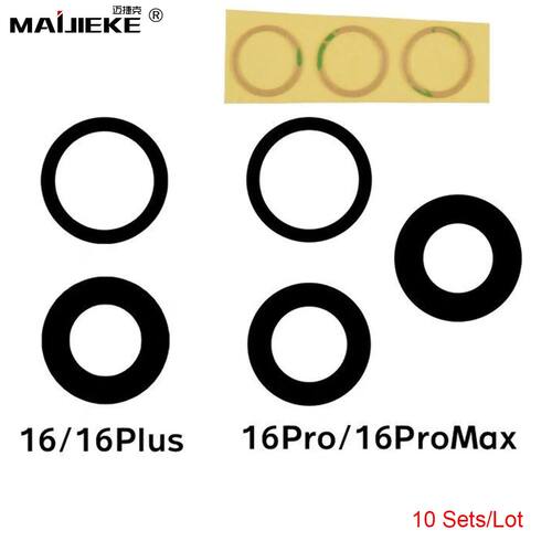 10 Set Back Camera Glass Lens for Apple iPhone 17 Pro Max Ai