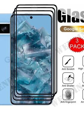 3 Pcs Tempered Glass For Google Pixel 9 8 7 6 Pro XL 7A 5A 3