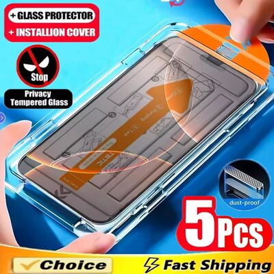 1-5PCS Privacy Dust Free Easy Install Screen Protector For X