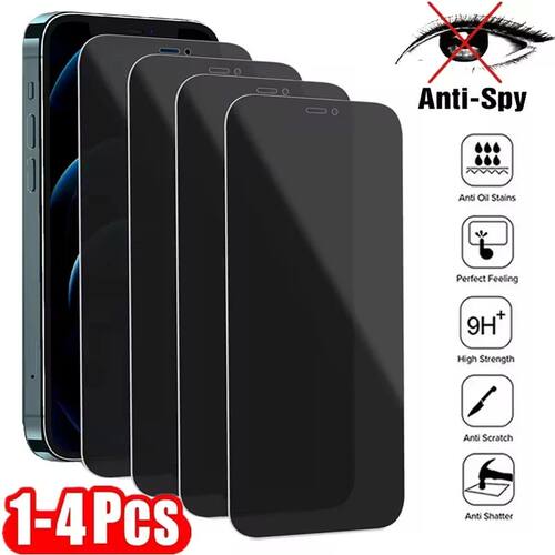 1-4PCS Privacy Screen Protector For iPhone 15 14 13 12 11 16