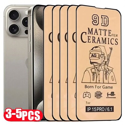 3-5Pcs Soft Matte Ceramic Film For iPhone 17 13 14 ProMax Plus Screen Protector For IPhone Not Glass