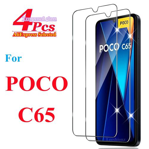 For Xiaomi Poco C65 tempered glass high-definition anti drop