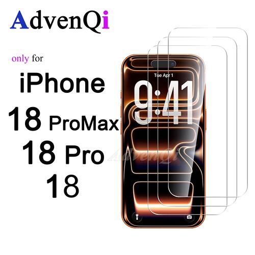 Screen Protector For iPhone 18 Pro MAX Tempered Glass HD Crystal 9H Hardness Anti Scratch Touch