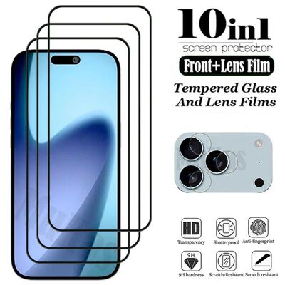 Tempered Glass For iPhone 17 17 Pro Max Screen Protector Pro