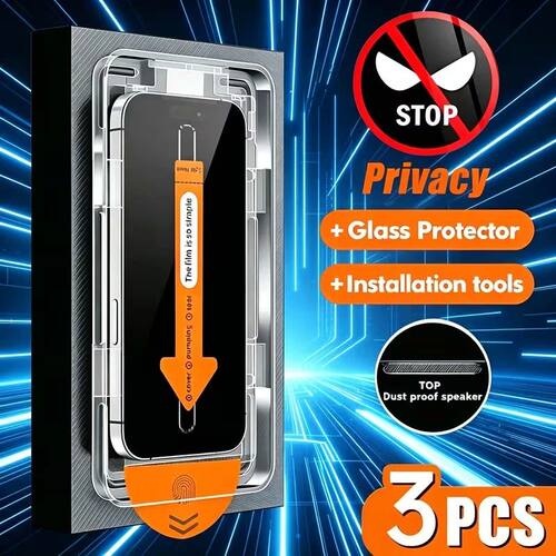 Oleophobic Coating Dust Free Easy Installation Privacy Scree