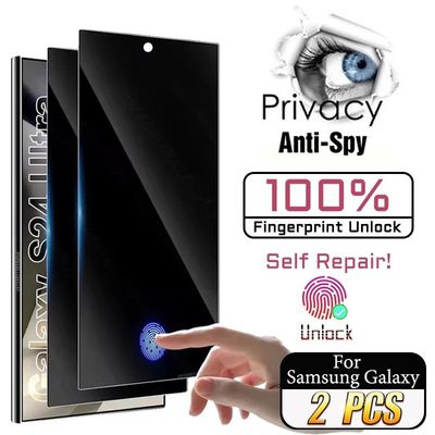 Privacy Self Repair Film For Samsung Galaxy S25 S24 S23 Ultr