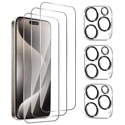 Screen Protectors For iPhone 11 12 13 14 15 Pro Max Camera L