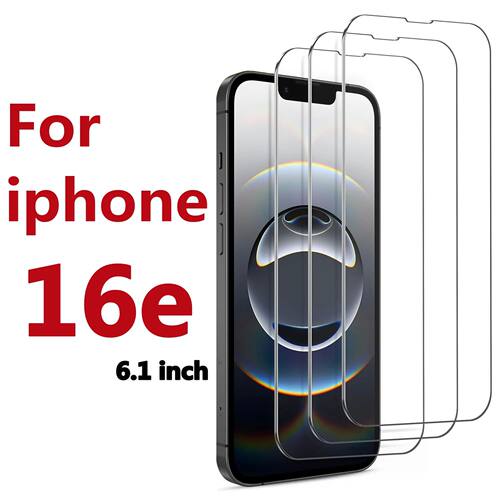 For iphone 16e tempered glass 6.1 inch high-definition anti