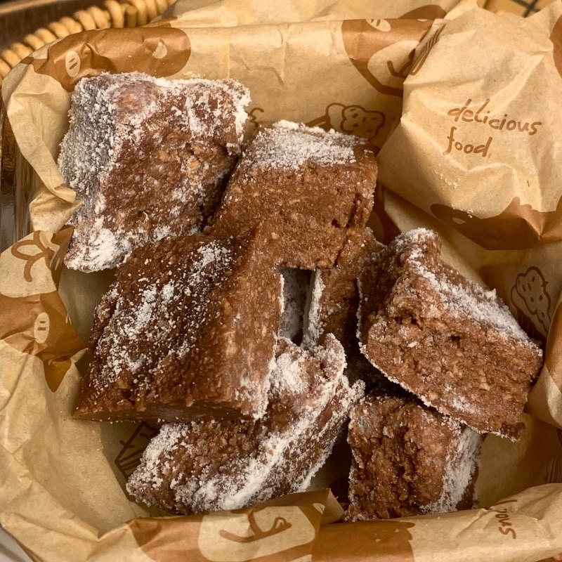 极卡雪花软软糕0面粉 代餐可可咖啡燕麦纤维版 代餐健身糕点心