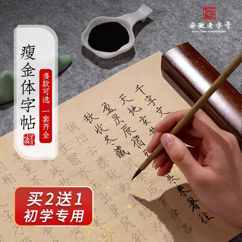 瘦金体入门字帖毛笔临摹初学套装