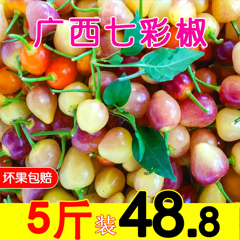 斤装广西特色七彩椒包邮香脆爽