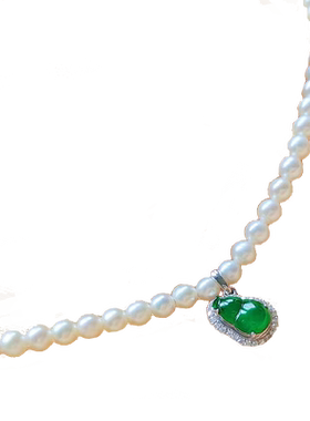 奢华传说珍珠项链迷你可爱款