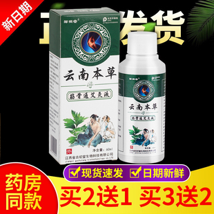 正品 瓶 60ml 邹润安云南本草筋骨通艾灸液