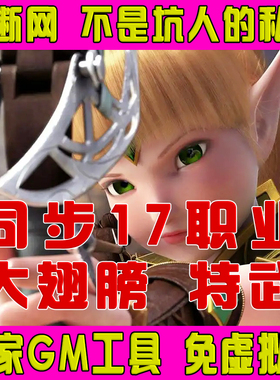 龙之谷单机版一键端GM工具电脑大型网游单机PC电脑游戏免虚拟机