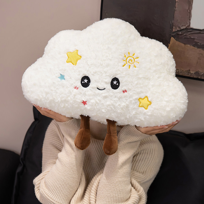 可爱甜美毛绒玩具云朵抱枕卡通云娃娃玩偶公仔靠垫送女生生日礼物