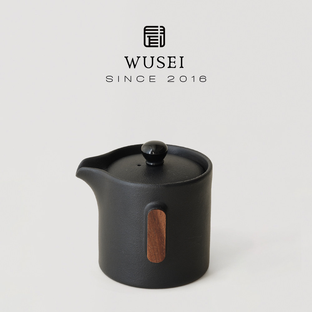 闻说WUSEI黑砂云起陶瓷茶壶