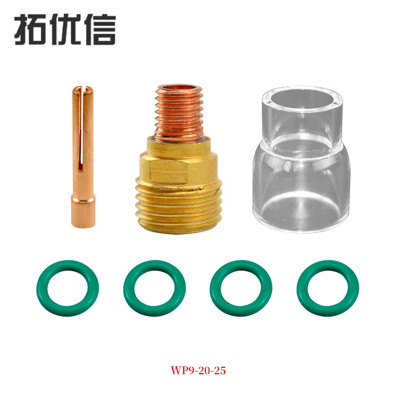 Pyrex 玻璃杯套件  用于尺寸/20/25 的 tig 焊枪、焊接配件图片