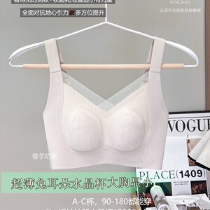 云感肌超薄无钢圈大胸显小文胸