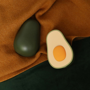 牛油果暖手宝暖宝宝女可爱手捂防爆USB充电式 便携迷你热水袋学生