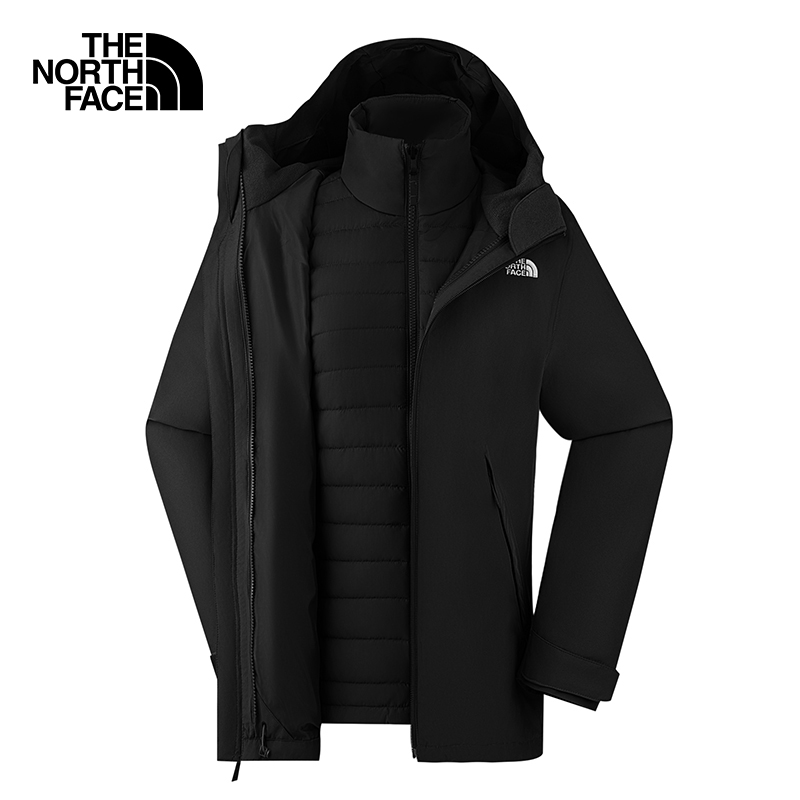 北面女冬季户外防水冲锋衣外套