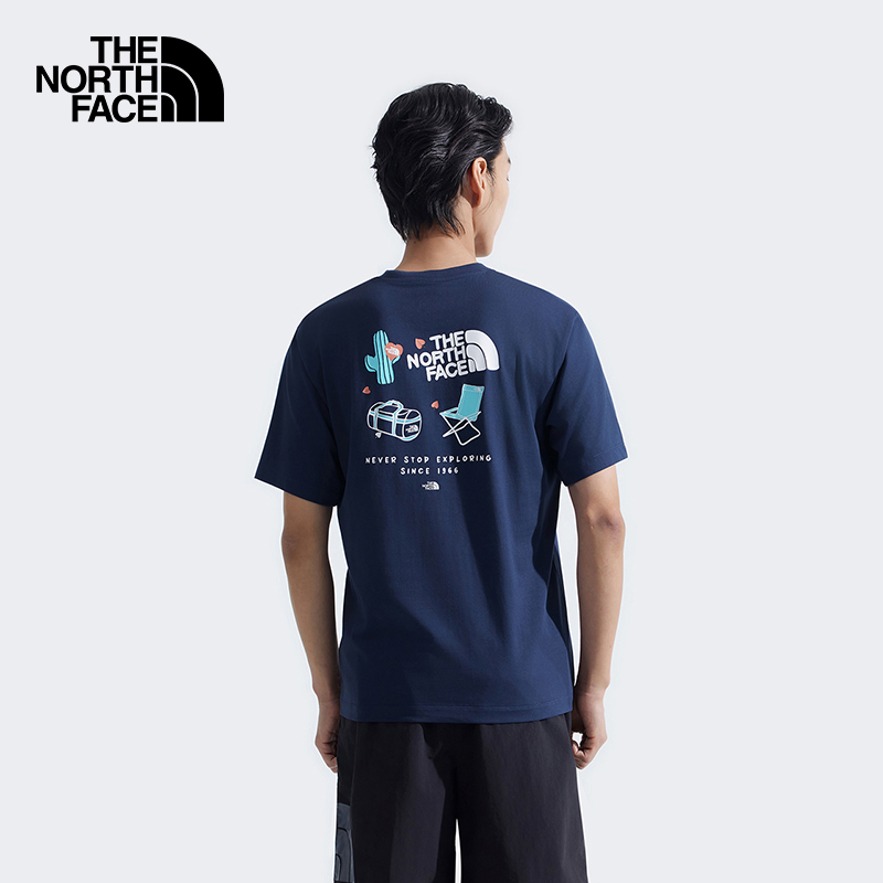 北面男女同款速干短袖T恤