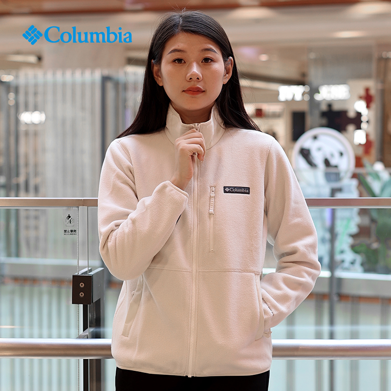 哥伦比亚女热能反射技术抓绒衣