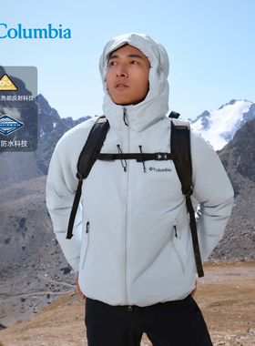 Columbia哥伦比亚户外25冬男金点防水700蓬鸭绒保暖羽绒服XE5842