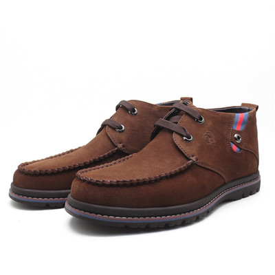 欢腾高帮处理过季清仓橡胶底男鞋