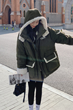 90绒现货羊羔毛拼接羽绒服297-8156-P295-K428，女装羽绒服，艾艾淮淮