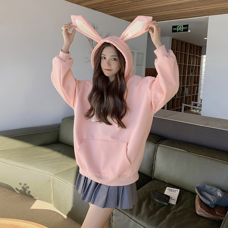 现货连帽兔耳朵卫衣297-003-P105-K158,女装卫衣/绒衫,艾艾淮淮