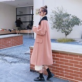 现货新款中长款高端小个子呢大衣297-8081，女装毛呢外套，艾艾淮淮