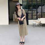 现货拼接假两件连衣裙297-231-P115-K168，女装连衣裙，艾艾淮淮