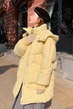 90绒现货时尚简约舒适中长款羽绒服297-8133-P295-K458，女装羽绒服，艾艾淮淮