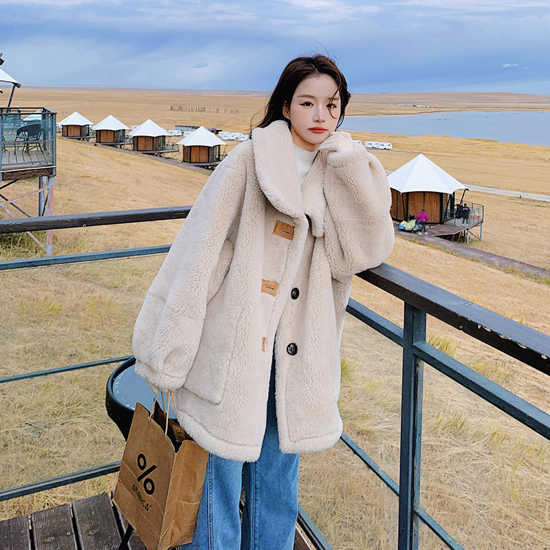 现货两面穿加厚中长款皮毛一体297-8097-P185-K268,女装棉衣/棉服,艾艾淮淮