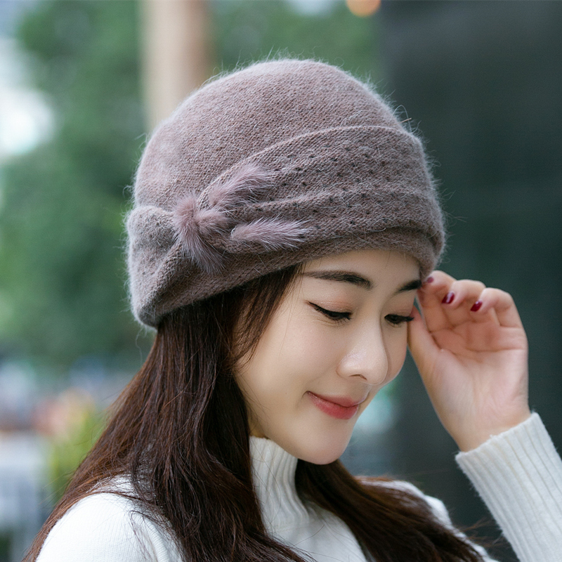 妈妈奶奶老太太秋冬天针织毛线