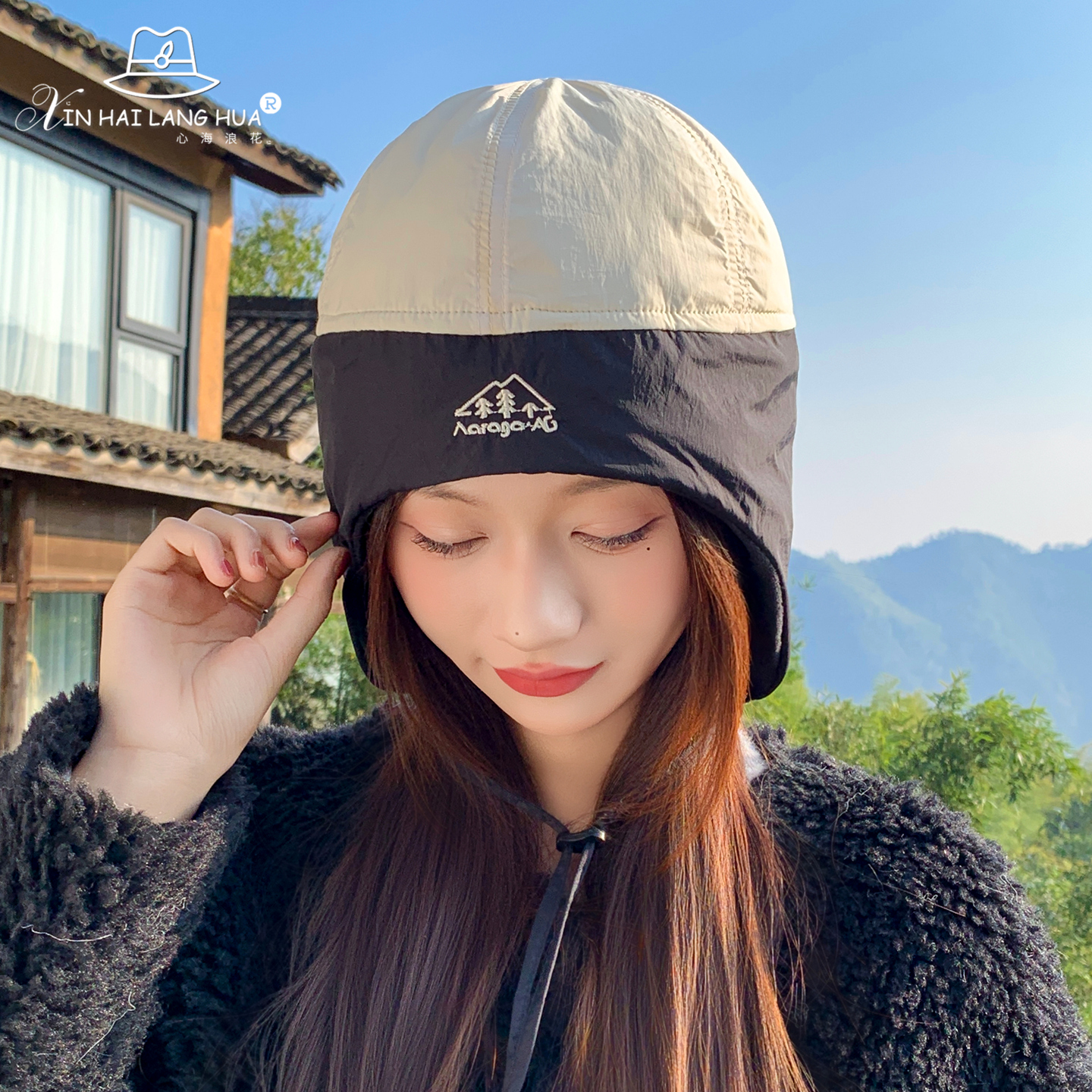 电动车头盔内胆雷锋帽子