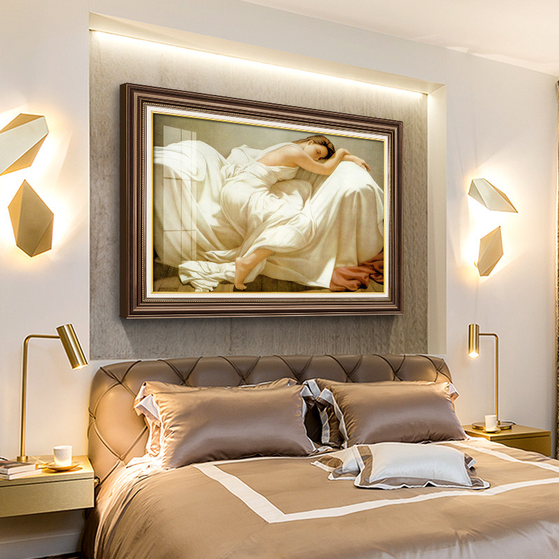 睡美人现代欧式沙发卧室装饰画