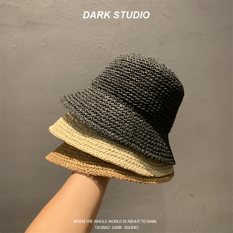 草帽网红款防晒遮阳日系夏季