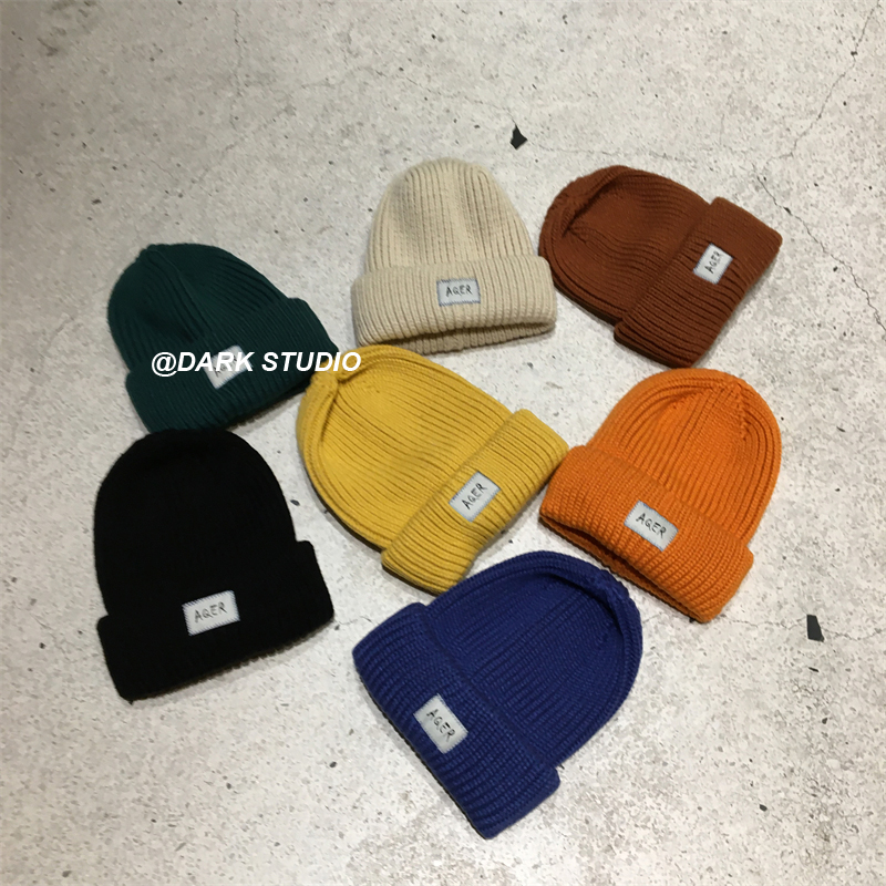 毛线帽包头帽女可爱秋冬