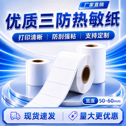 【行业推荐】科然三防热敏标签纸