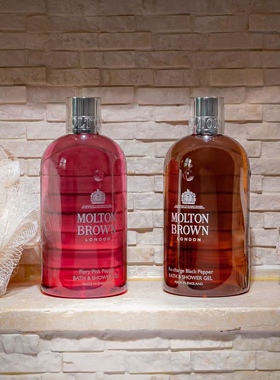 molton brown摩顿布朗沐浴露 啫喱300ml黑胡椒粉胡椒海岸柏树玫瑰