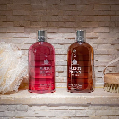 molton brown摩顿布朗沐浴露 啫喱300ml黑胡椒粉胡椒海岸柏树玫瑰
