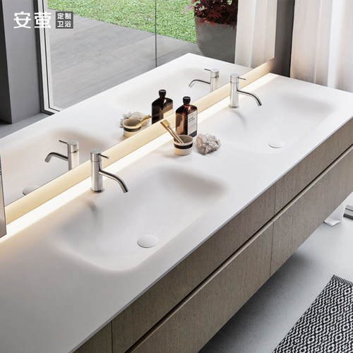 【高端定制】安萤实木浴室柜专家