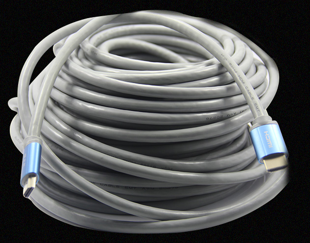 1.4版工程HDMI高清线 带放大芯片HDMI 1080P 25米30米40米HDMI线