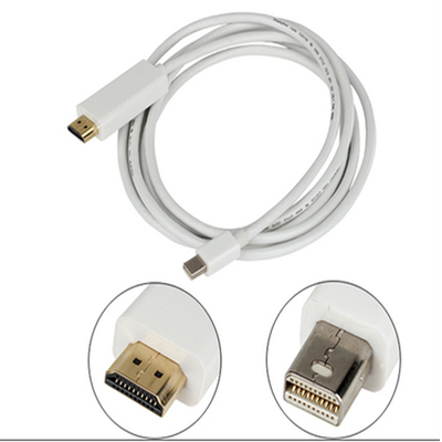 迷你小 Mini DP转HDMI Thunderbolt 转HDMI 雷电Mac连电视1.8米