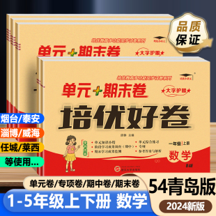 五四制数学试卷一二三四五年级上册下册培优好卷测试卷全套鲁科版 青岛版 2024秋 小学英语卷子测试题期末冲刺100一百分 山东专版