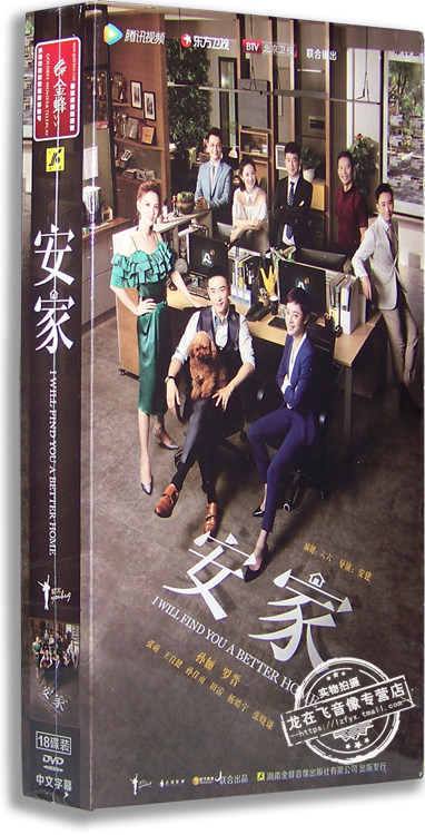 正版电视剧 安家18DVD 精装版 孙俪 罗晋 张萌 王自健 田雷