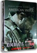 正版 蓝光BD美国狙击手1080P高清动作传记战争电影碟片SB铁盒