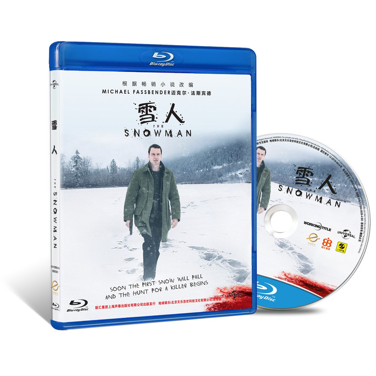正版电影 雪人 蓝光高清BD50 同名畅销小说改编 含花絮 英语原音
