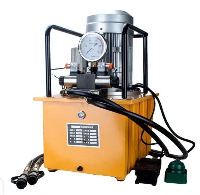电动液压泵单向高压泵站0.75kw1.5kw3kw7.5kw千瓦千斤顶泵站含表